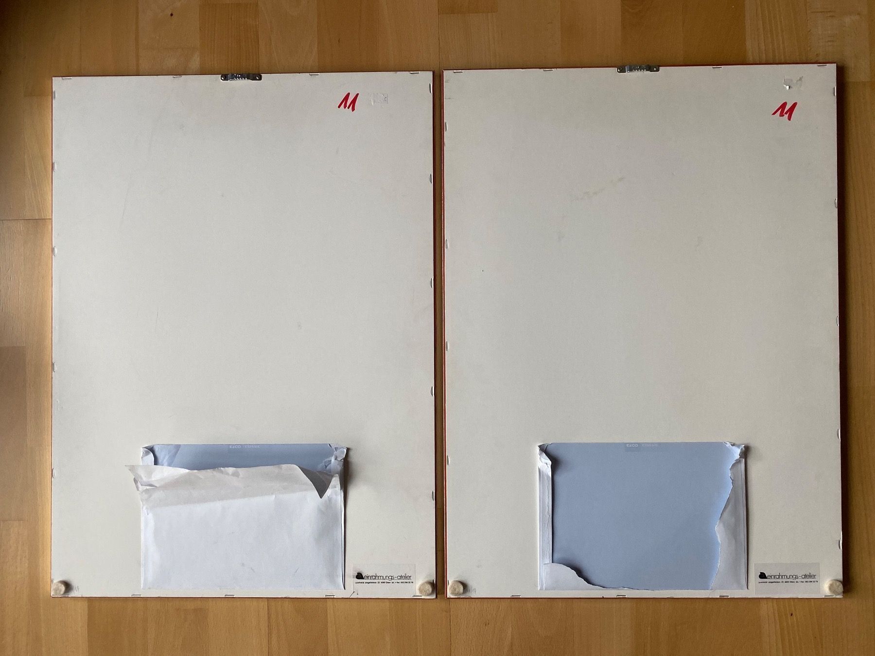 Tableaux: 2 Zeitgenössische Bilder Athleten – D'occasion à Rünenberg par Fendi02 6