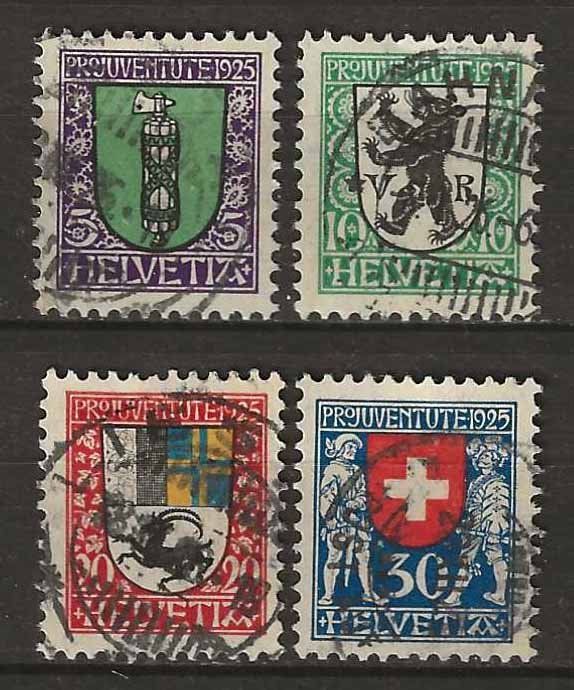 Tutti i francobolli: PJ025 - Pro Juventute 1925 obl. – Usato da Trélex venduto da Phil_Albert