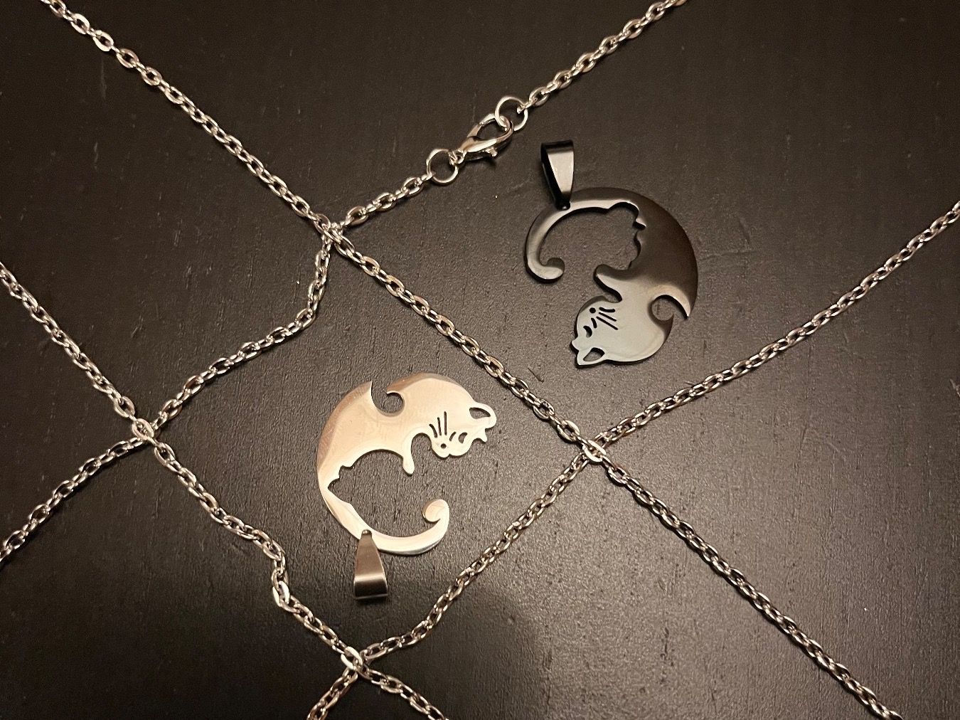 Ciondoli: Partner Amulett/ Anhänger Yin  Yang Katzen – Nuovo (secondo la descrizione) da Gams venduto da Mariawicca 2