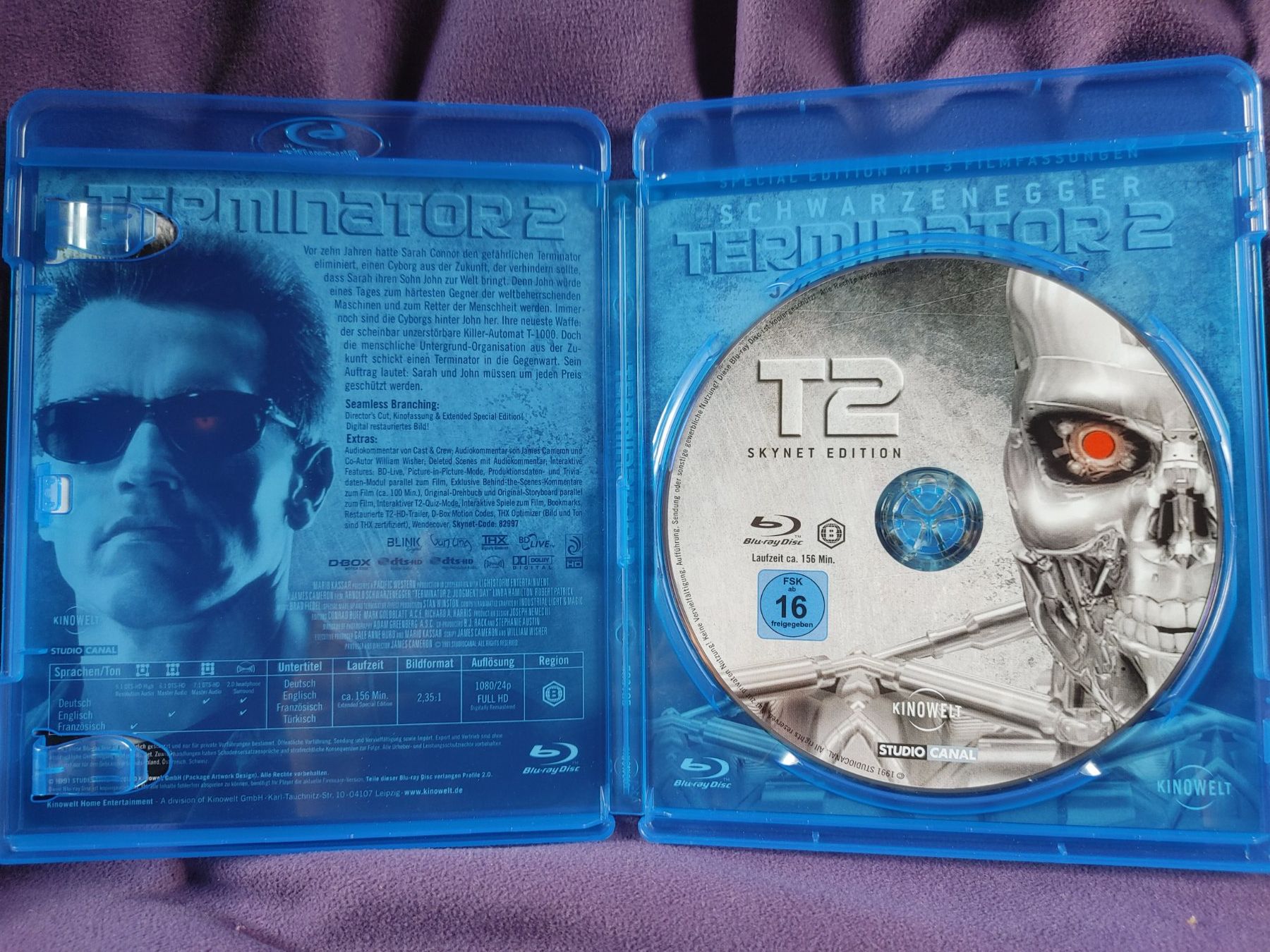 Tutti i DVDs: Terminator 2 - Judgment Day - Special Edition - Blu Ray – Usato da Ibach venduto da FinrodTaralom 2