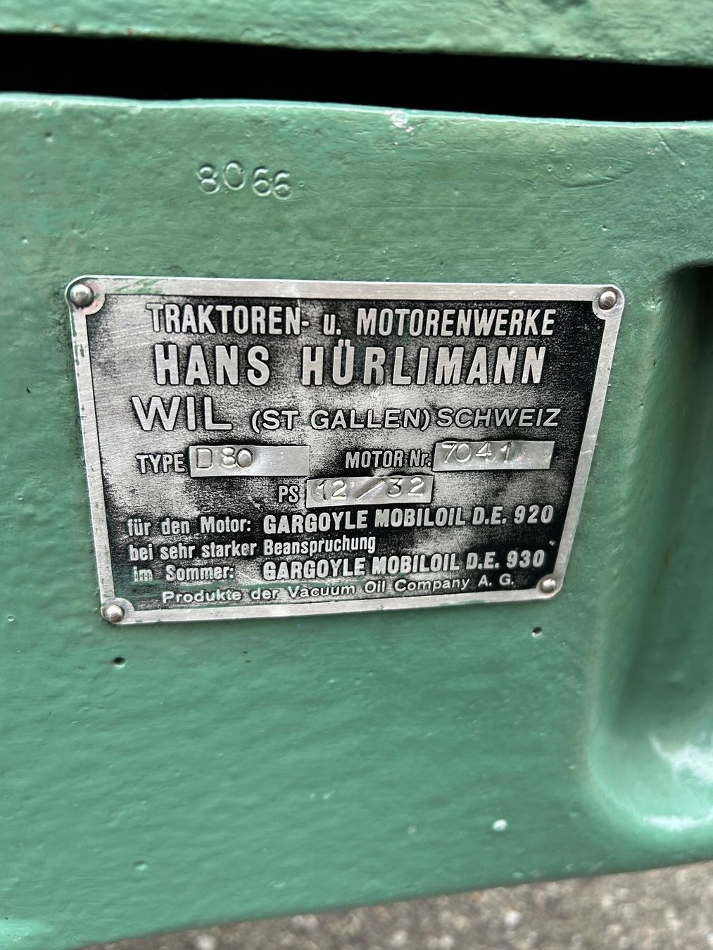 Hürlimann Trattori: Traktor Hürlimann D 80 – Usato da Langnau b. Reiden venduto da WaRe01 3