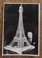 Tour Eiffel 54000 alumettes, travail 5470 heures