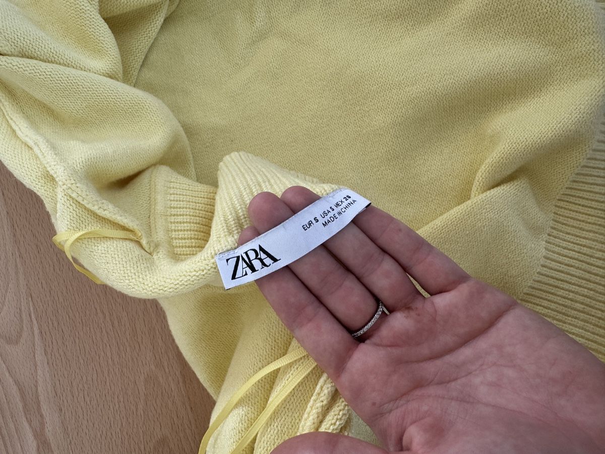 Zara Pullover & Sweatshirts: Zara yellow knit sweater, size S – Gebraucht aus Sattel von Zlata1 2