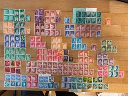 134.15Fr Frankaturware ungestempelt postfrisch Sammlung Lot