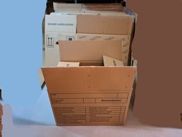 20 Umzugskartons 50x33x36cm gebraucht im guten Zustand