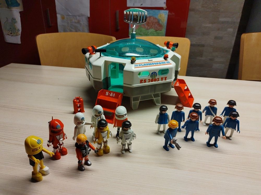 Playmobil Playmospace Vintage Années 80 – Figurines Espace Collection