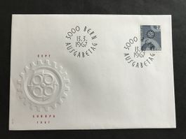 Zst 448 EUROPA FDC 13.3.67