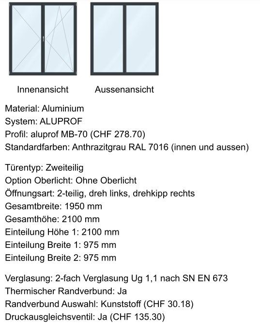 Fenêtres: Terrassen Fenster – Neuf avec emballage d'origine à Les Pontins par ram_wy9s 3