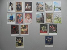 18 Pro Infirmis Spenden Karten Sammlung Lot Schweiz Kunst CH