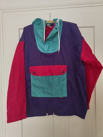Anorak Jacke 80er Jahre Retro K-Way Grösse M