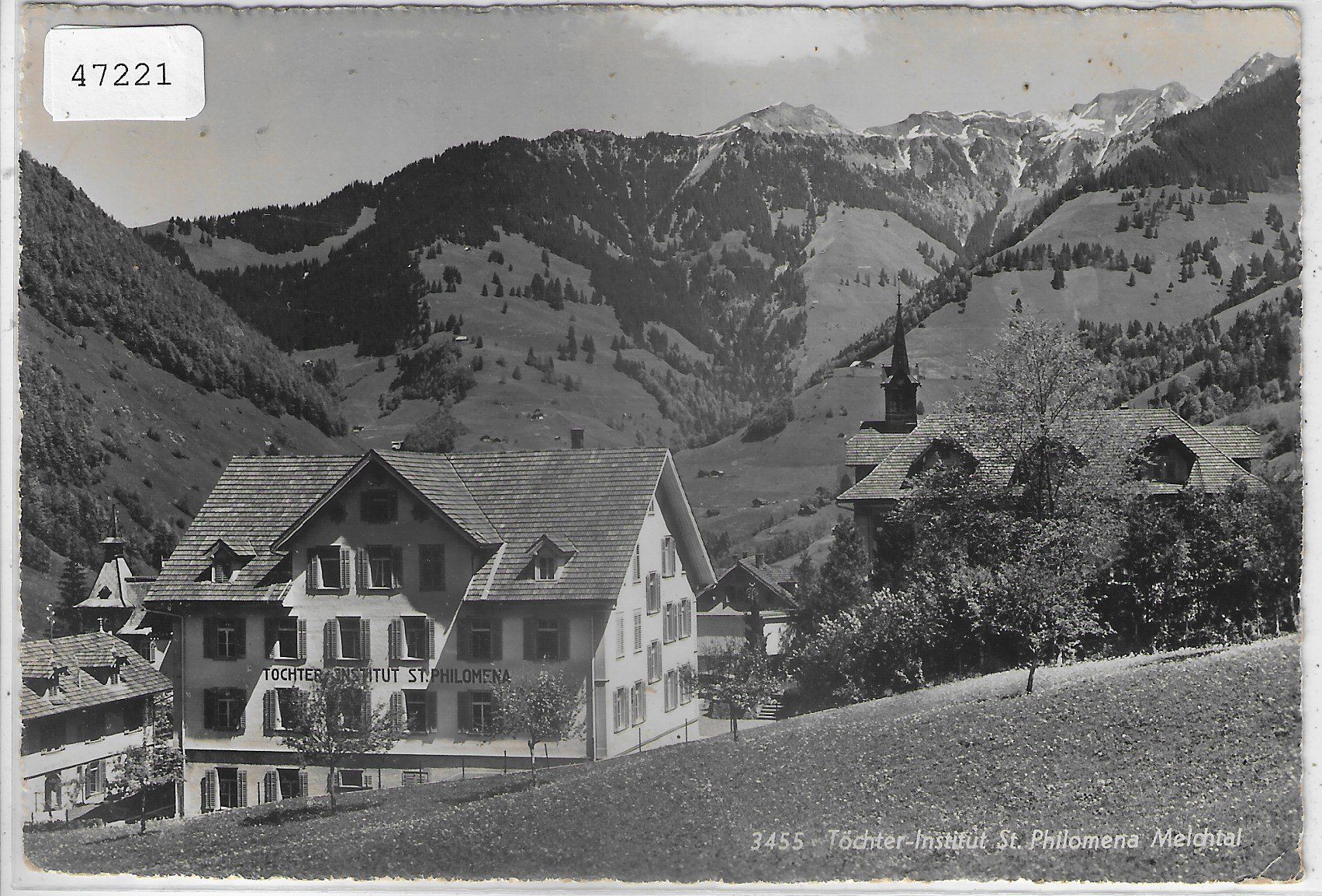 Ansichtskarten: Töchter-Institut St. Philomena Melchtal – Gebraucht aus Ettingen von Kartenplanet