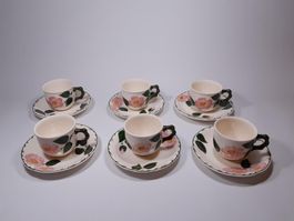 Villeroy & Boch Porzellan Kaffee Tassen - Serie Wild Rose