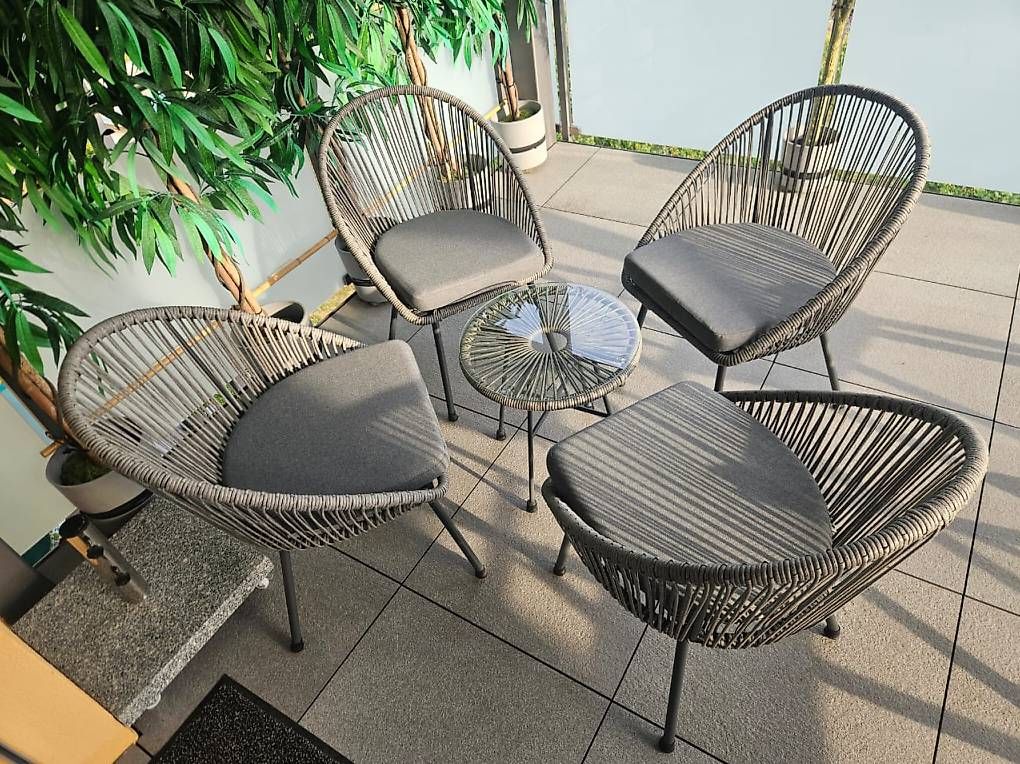 Tischset: Balkonset – Gebraucht aus Bauma von Seawater_lover_60