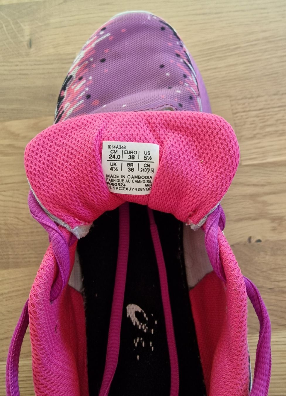 Scarpe da uomo: Asics Laufschuhe grösse 38 – Usato da Frutigen venduto da Maqua 4