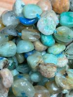Strang echte Azurite Nuggets / stone 6-8 mm