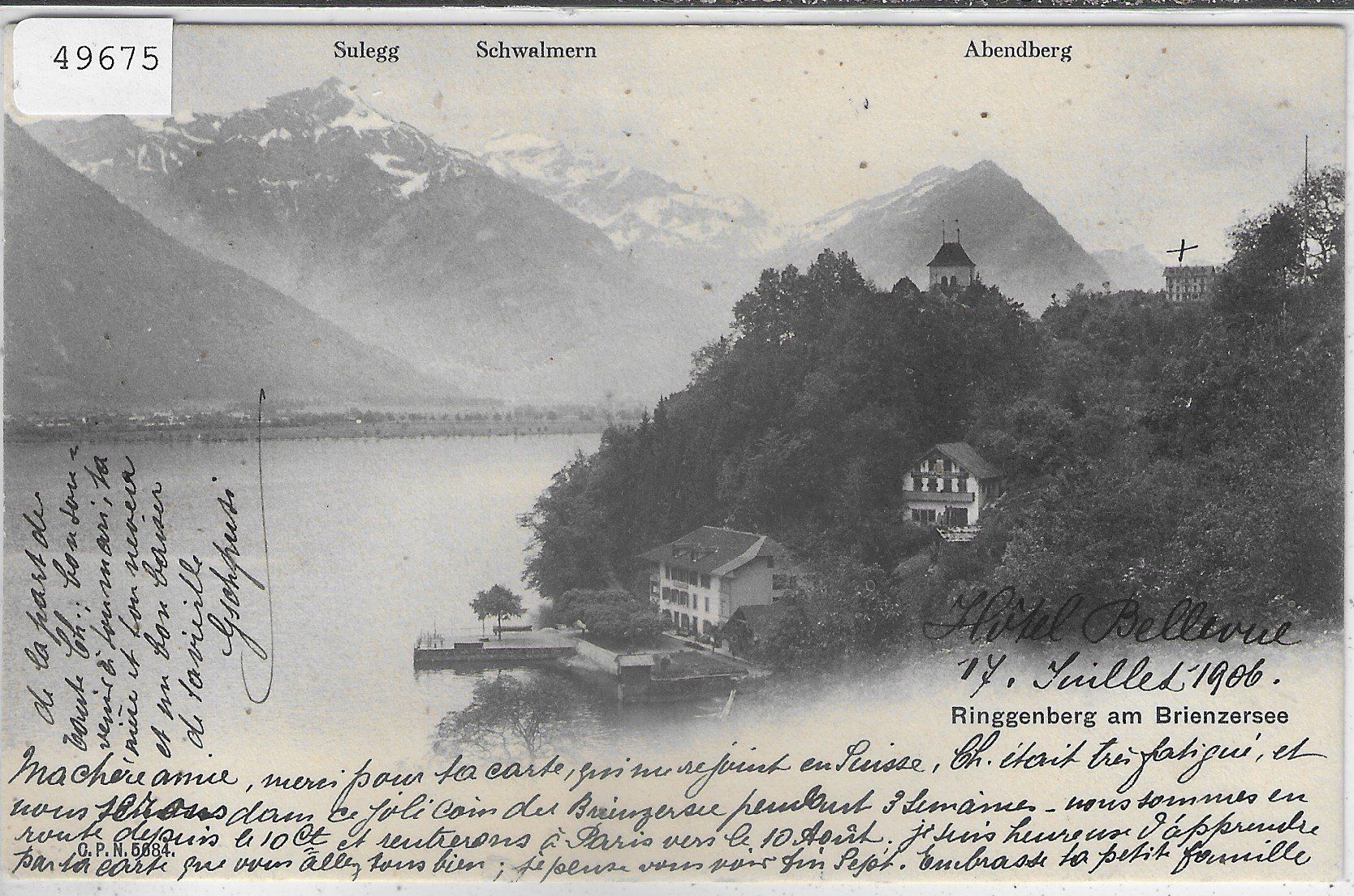 Ansichtskarten: Ringgenberg am Brienzersee – Gebraucht aus Ettingen von Kartenplanet