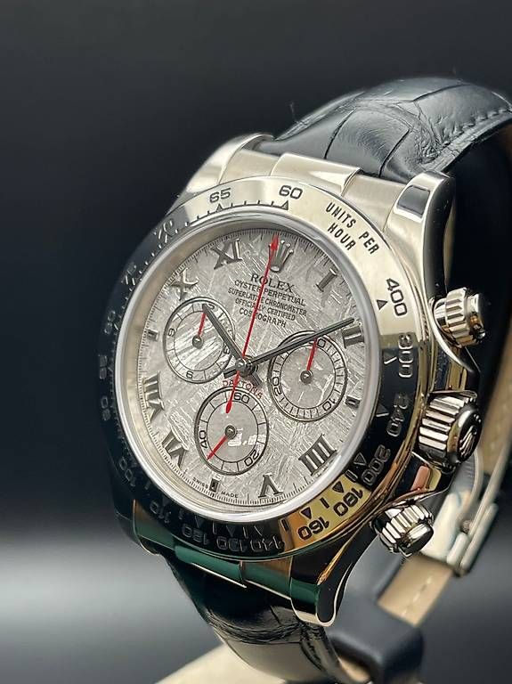 Rolex Orologi: Rolex Daytona Ref. 116519 Meteorite White Gold Full Set 2006 – Usato da Lugano venduto da luganotopwatches 5
