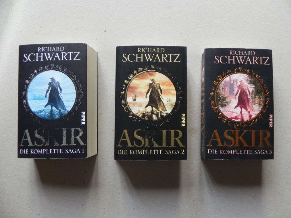 3 Bücher Askir Fantasy Roman Richard