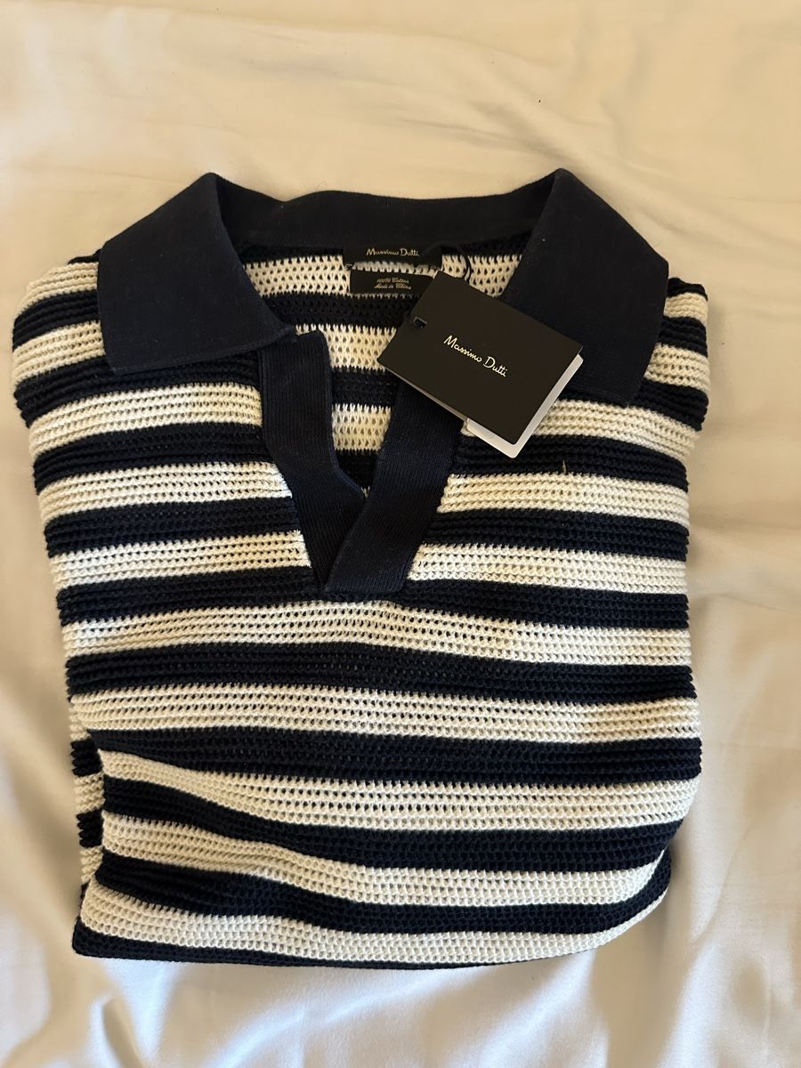 Massimo Dutti Magliette Polo: Massimo Dutti dickes Polo - Gr. L / ganz neu – Nuovo e nell'imballaggio originale da Zürich venduto da SunnySeller