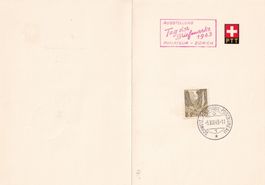 Tag der Briefmarke 1943 Fribourg 5.XII.1943