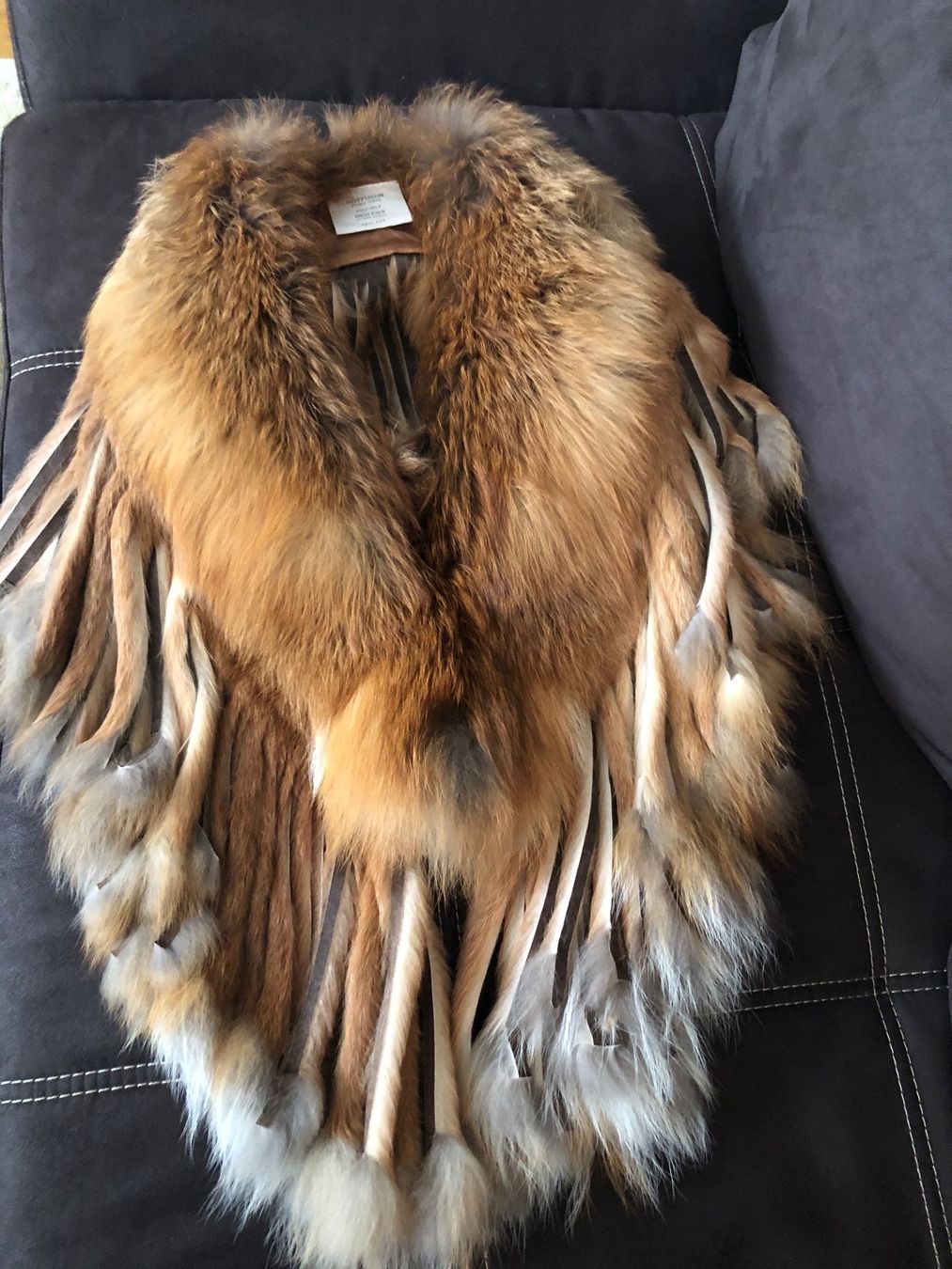 Altro in Moda donna: Poncho Cape Pelz Rotfuchs – Nuovo (secondo la descrizione) da Basel venduto da Ivana_4 1