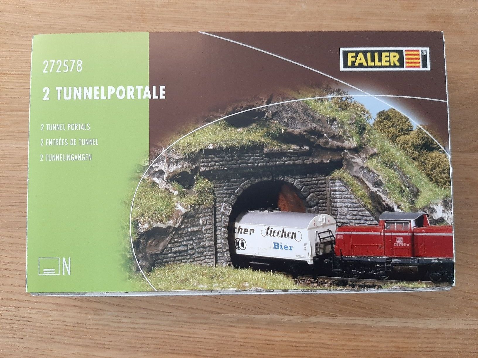 Faller Modellini di ferrovie: Faller 272578 - 2 Tunnelportale - Spur N – Nuovo (secondo la descrizione) da Dietlikon venduto da nick911