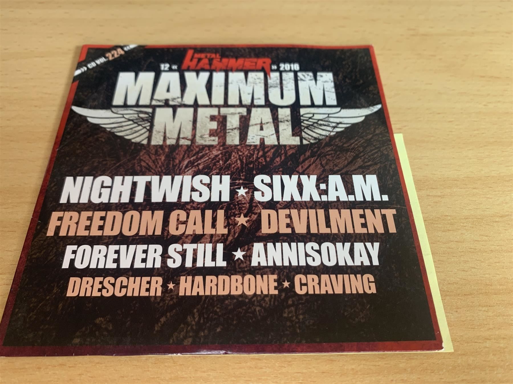 CD: Metal Hammer - Maximum Metal - 8 CD – Usato da Rikon im Tösstal venduto da Alpenmutz 2