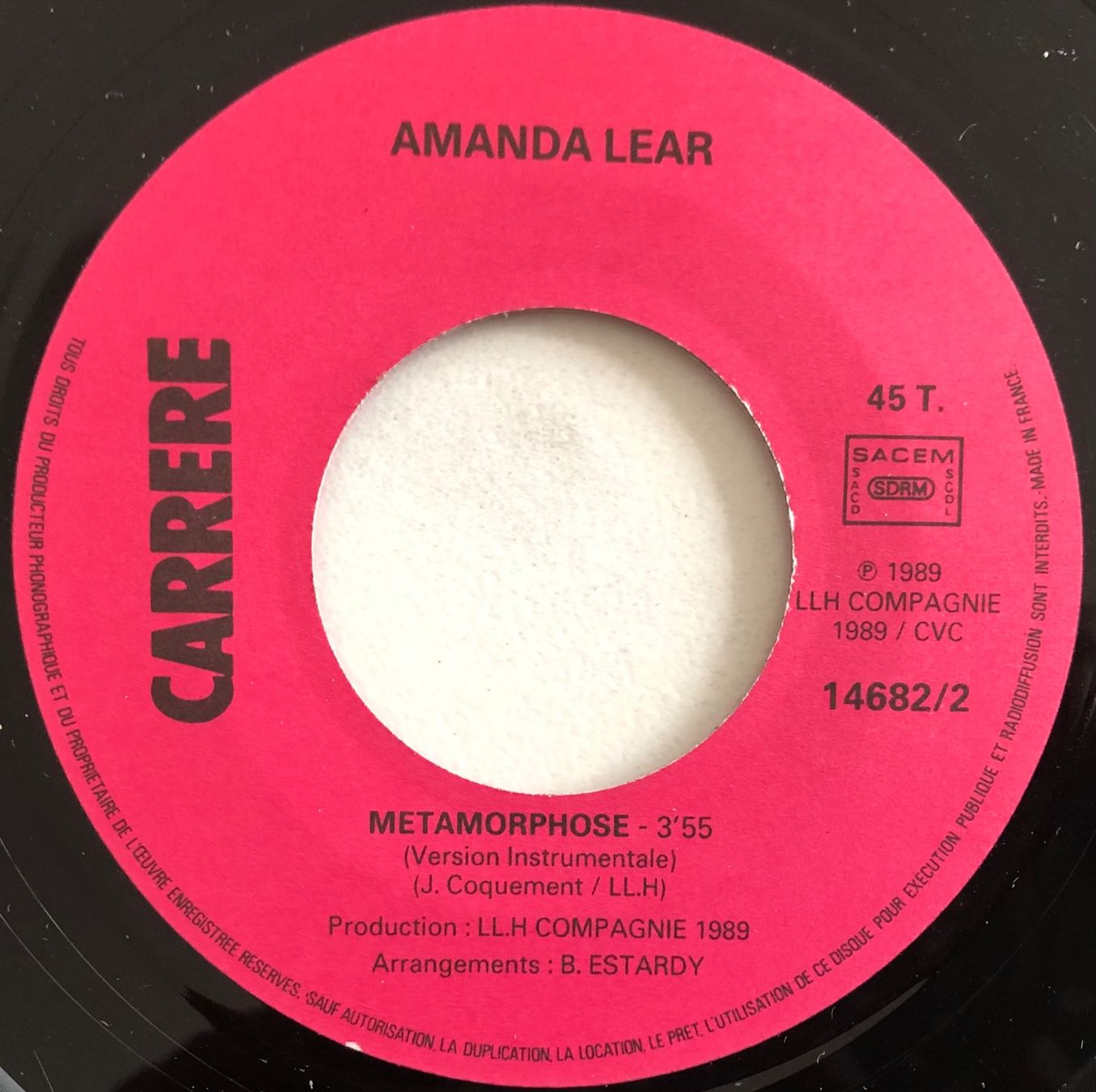 Schallplatten: AMANDA LEAR - MÉTAMORPHOSE – Gebraucht aus Poliez-Pittet von Newtown-Records 2