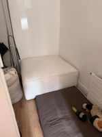 Fuss Hocker weiss Rechteckig guter Zustand