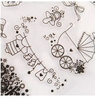 Neues Set Motivstempel  Baby 11x16 cm NEU