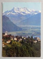 Glion-sur-Montreux et vue de Villeneuve