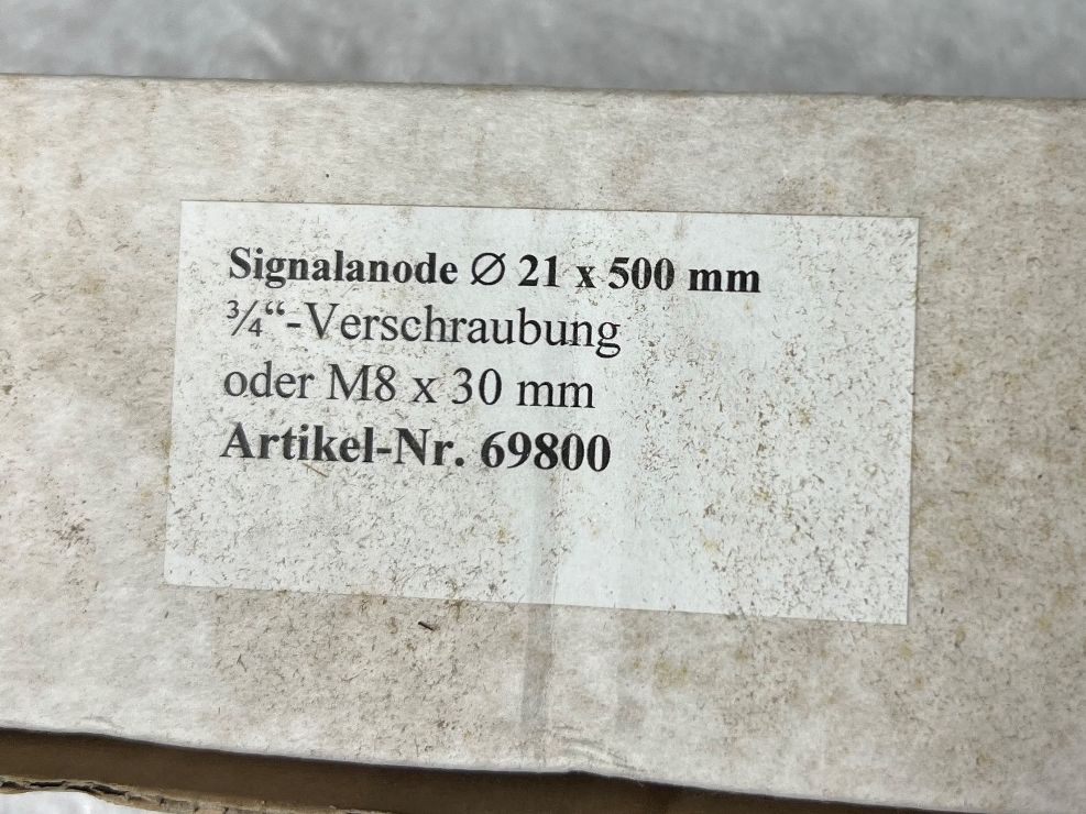 Sanitari: Signalanode Anode schutzanode – Nuovo e nell'imballaggio originale da Niederrohrdorf venduto da ledergerber
