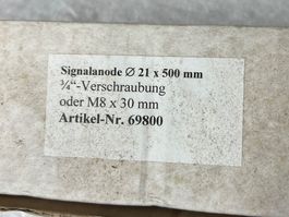 Signalanode Anode schutzanode
