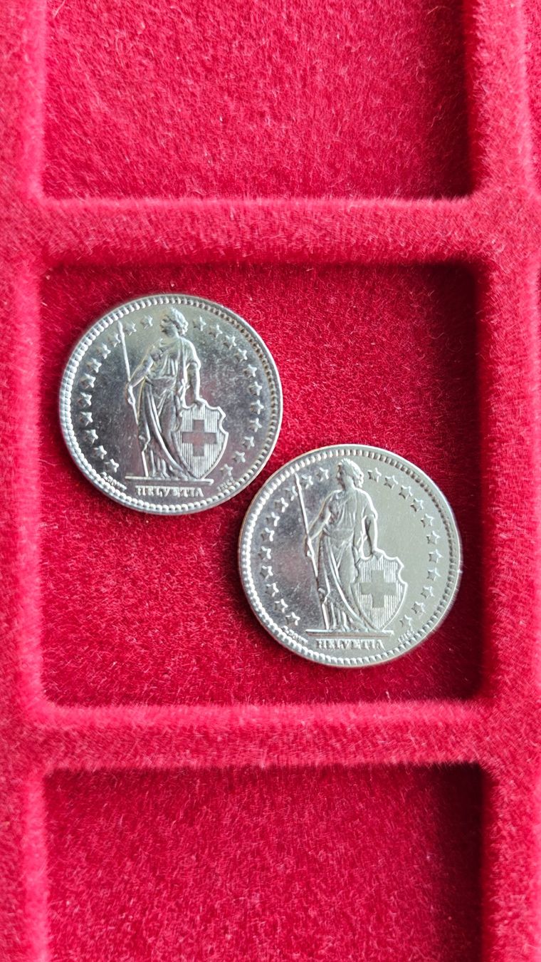 Tutti le monete: 1.Fr. 1876 + 1877 – Usato da Unterterzen venduto da Speedy076 1