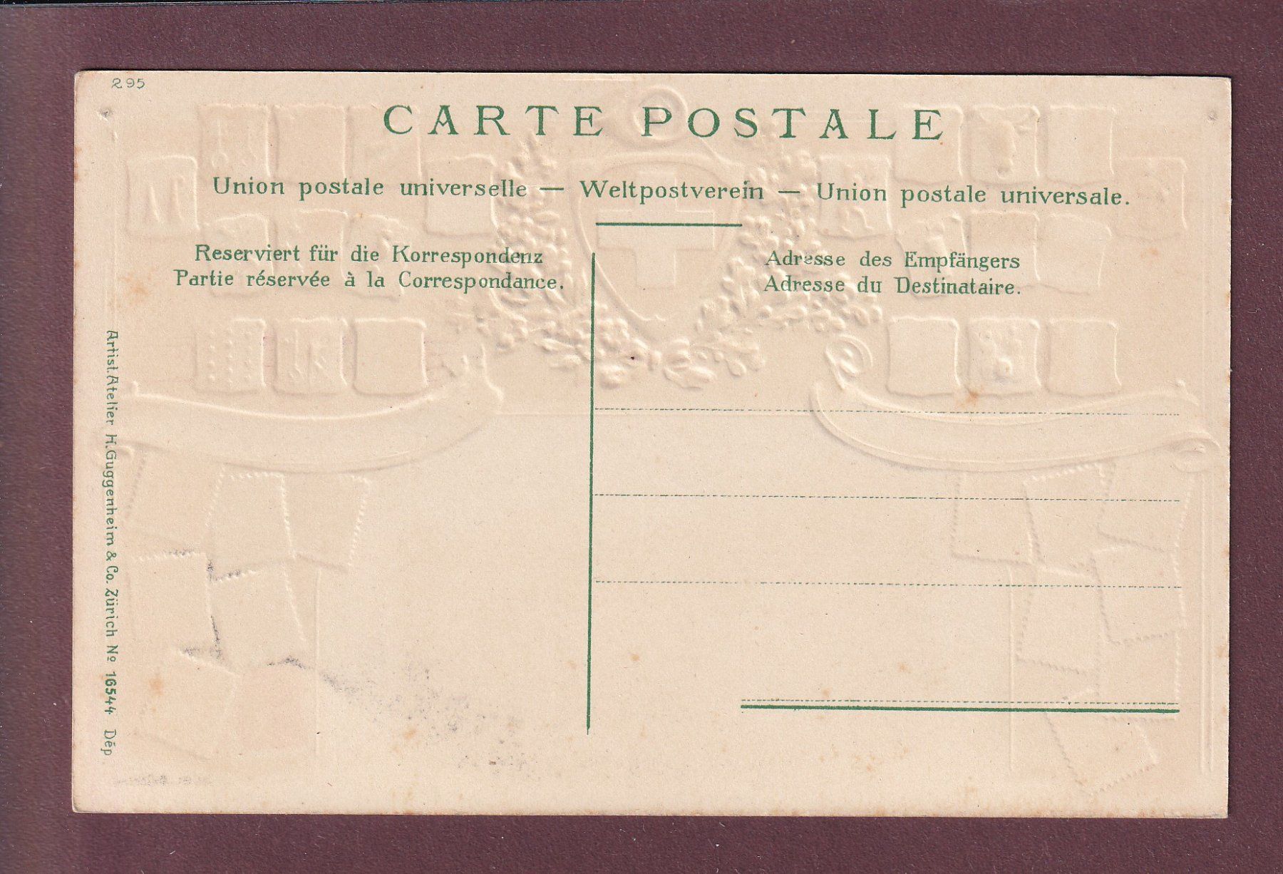 Cartoline postali: SAN BERNARDINO - Relief – Usato da Pully venduto da nicecards 1