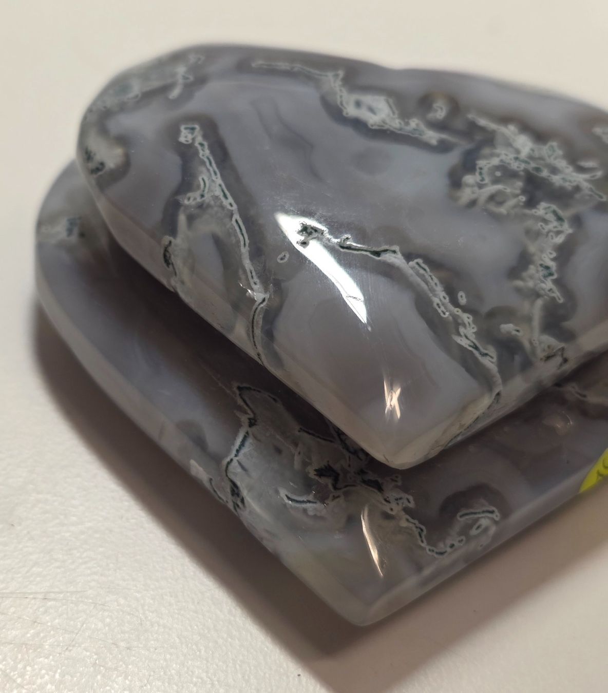 Minerali & Pietre curative: Moosachat Doppelherz 210g – Nuovo e nell'imballaggio originale da Matzingen venduto da Shay_Crystalz 1