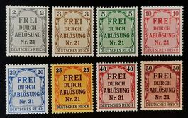 Deutsches Reich Dienstmarken 1903**