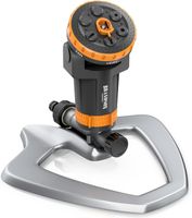 Brandson Gartensprinkler Metall 360° 200 m² 6 Muster