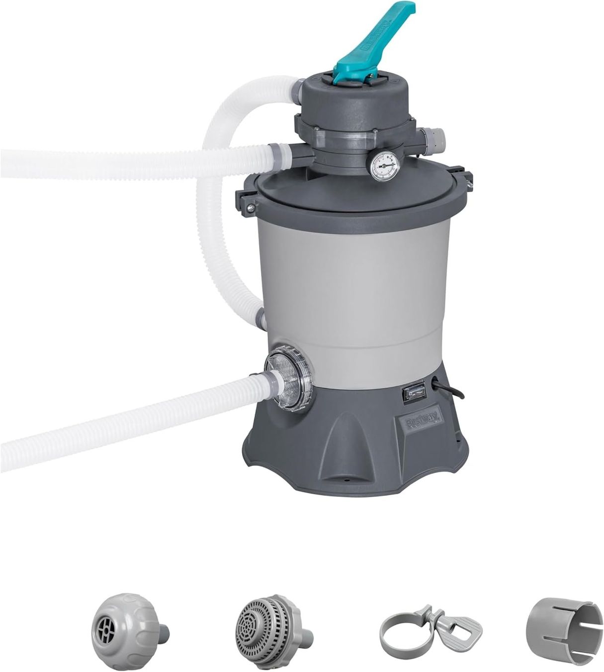 Bestway Accessori per Piscine: Bestway 58515 Sandfilterpumpe, 3.596 l, Grau – Nuovo e nell'imballaggio originale da Züberwangen venduto da Sparposten