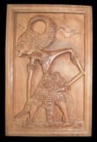 Holz-Bild des Rama - Held des Ramayana-Epos
