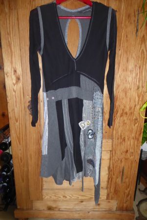 Langarm Kleid Gr L Desigual
