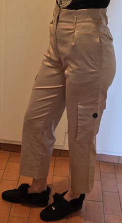 Zara Hose, Cargo Style, Beige, Grösse S - Top Zustand!