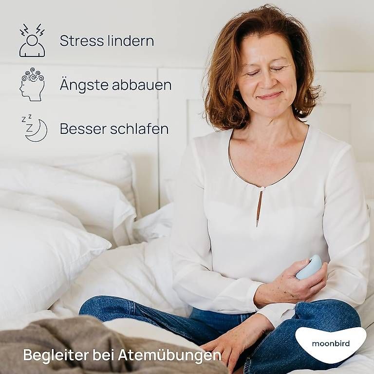 Attrezzature mediche: Moonbird Atem- und Meditationsgerät hellblau – Nuovo (secondo la descrizione) da Eichberg venduto da Kati30 1