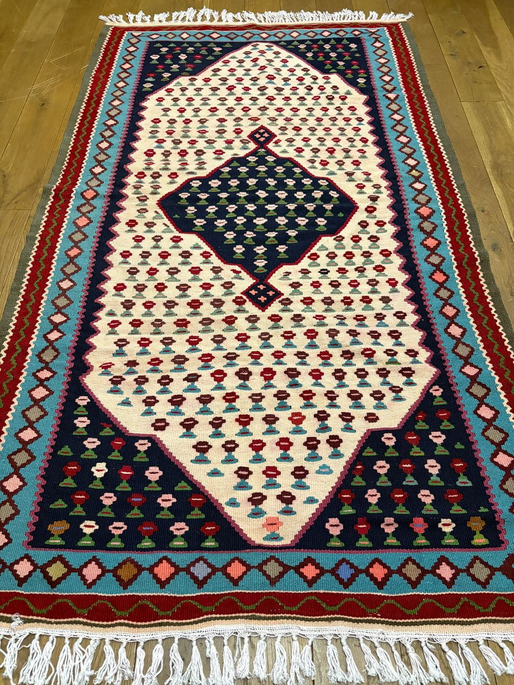 Tappeti: Kelim modern Orientteppich Teppich 174x99 – Usato da Bennau venduto da Mayer_Carpets 1