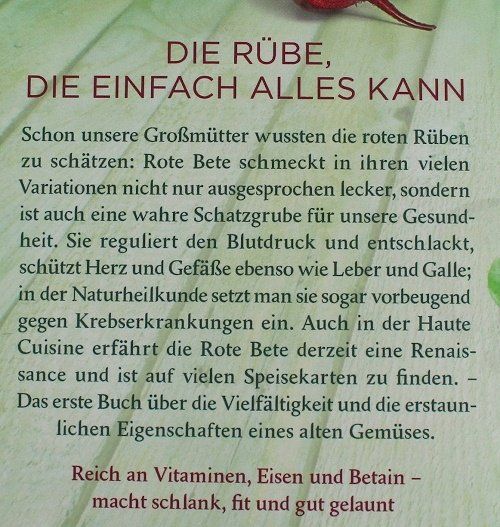 Libri: Rote Bete – Usato da Schlatt TG venduto da annesbuecher 1