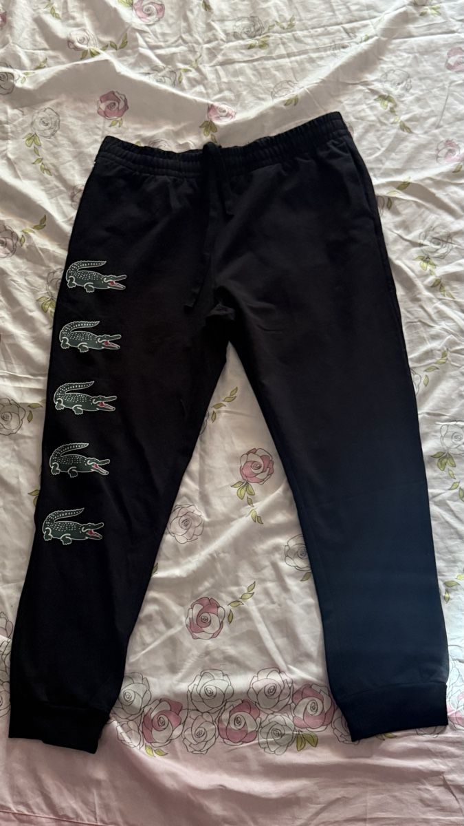 Lacoste Pantalons: Jogging Lacoste noir  – Neuf (Voir description) à Biel/Bienne par glaewynnshop