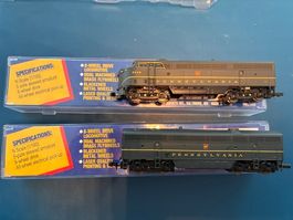 LIFE LIKE 7226 Spur N, A und B Unit, Pennsylvania RR, NEU