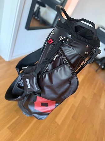ONOFF OB5922 Golf Standbag  Black, Rain Cover. Top Zustand!