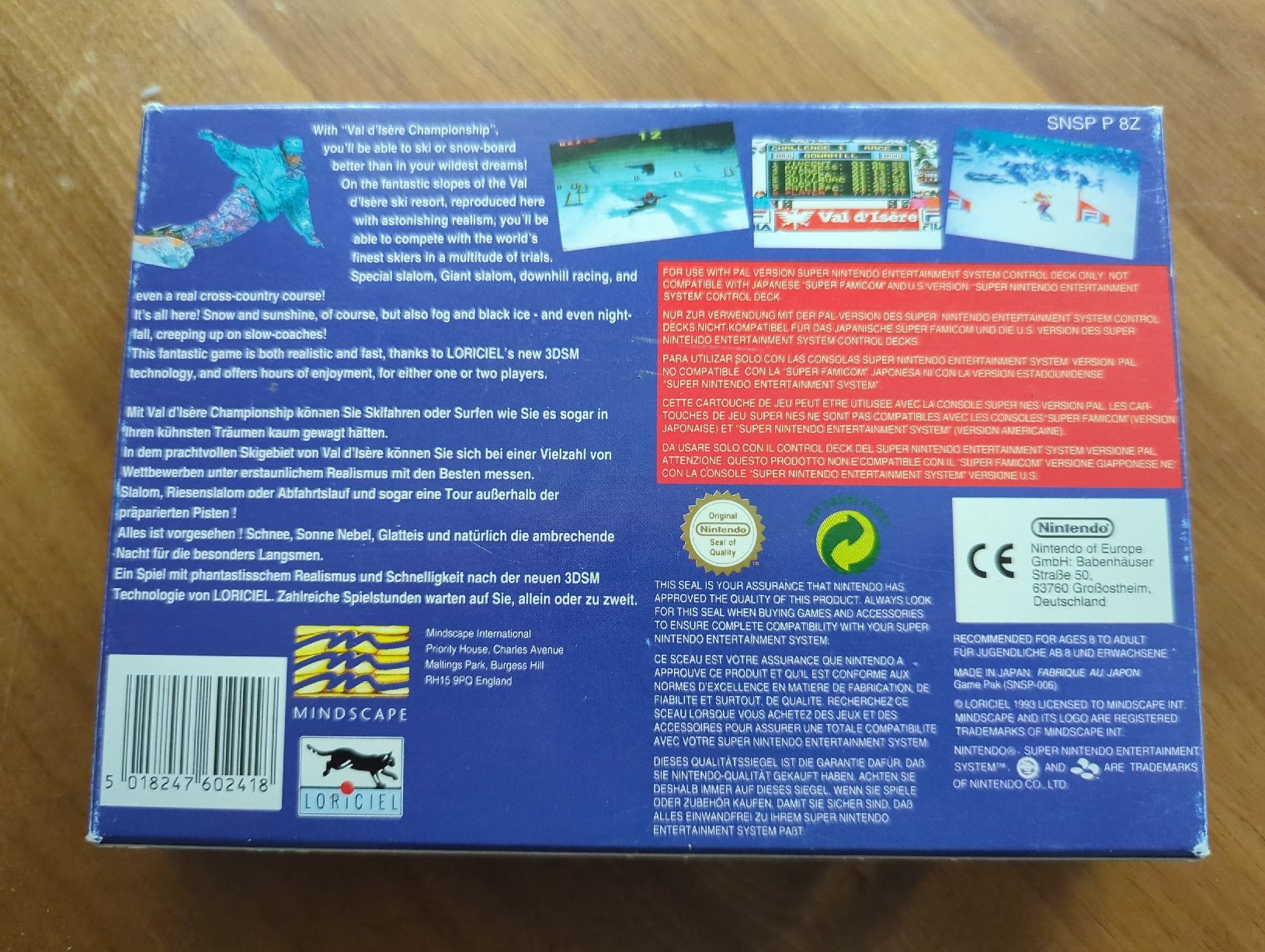 Spiele: Super Nintendo Val d'Isère Championship – Gebraucht aus Muraz (Collombey) von c.donnet 1