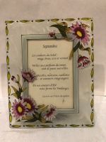 Cadre photo en verre label Trésor du Galion déco fleurs